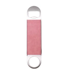 Pink Long Leather Wholesale Bottle Opener Sublimation Designs Beer Bottle Opener-Millantech