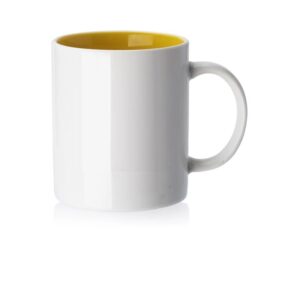 Millantech Yellow Inside Printable Mugs Promotion Gifts