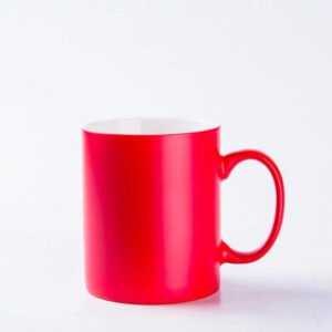 Millantech Red Surface Ceramic Mugs 11oz DIY Design