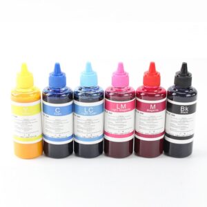 T-Shirt Special Ink, Multi-Color Sublimation Ink, Printing Clothes Ink 100Ml，6-Color Set Of Thermal Transfer Ink,