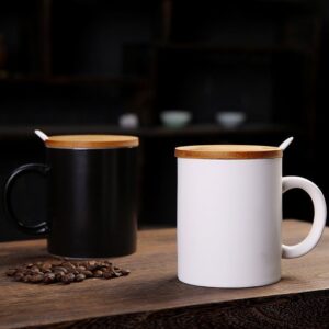 Millantech Ceramic Mug with Wooden Lid Sublimation