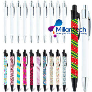 Millantech Wholesale Ballpoint Pens With Logo Sublimation Cute Custom Metal Ballpen Personalized Luxury Ballpoint Pen