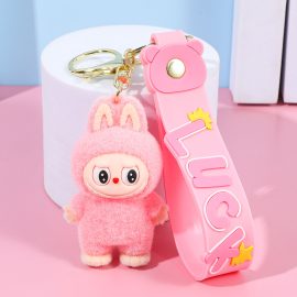 Millantech 2025 Hot Sale Vinyl Plush Labubu Fashion Pom Plush Labubu Mini Cute Pendant Plush Labubu
