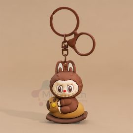 Millantech Labubu Plastic Keychain Silicone Labubu Keychain Labubu Keychain Hot Seller Labubu Keychain Popmart