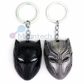Millantech Metal Marvel Avengers Keychains Black Panther with His Friends