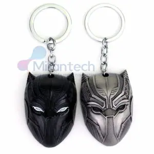 Millantech Metal Marvel Avengers Keychains Black Panther with His Friends