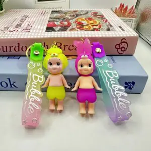 Millantech Anime New Sonny Angel Keychain Pendant For Bags Decor Cartoon Style Kawaii Women Girl Birthday Gifts Plastic Keychains