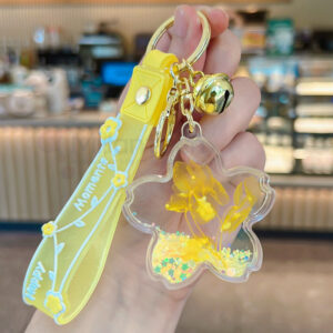 Millantech Custom Logo Promotion Gift Pikachu Series Plastic Keychains