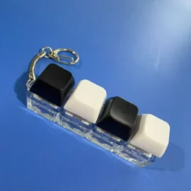 Millantech  Custom Design Light Keychain Cartoon Plastic UV Printing Mini Keyboard Stress Relief Fidget Toy-#32 / Lighting Up