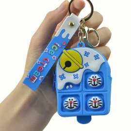 Millantech Custom Made Soft 3d Rubber Pvc Key Chain Wholesale Personalized Cute Stitch Keychains