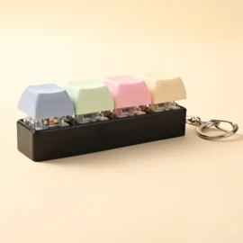 Millantech Custom Keyboard Keycap Keychain Stress Relief Lightweight Switch Decompress Tool Toys Keyboard Games Keychain-Standard / 2