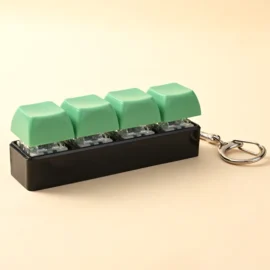 Millantech Custom Keyboard Keycap Keychain Stress Relief Lightweight Switch Decompress Tool Toys Keyboard Games Keychain-Standard / 9