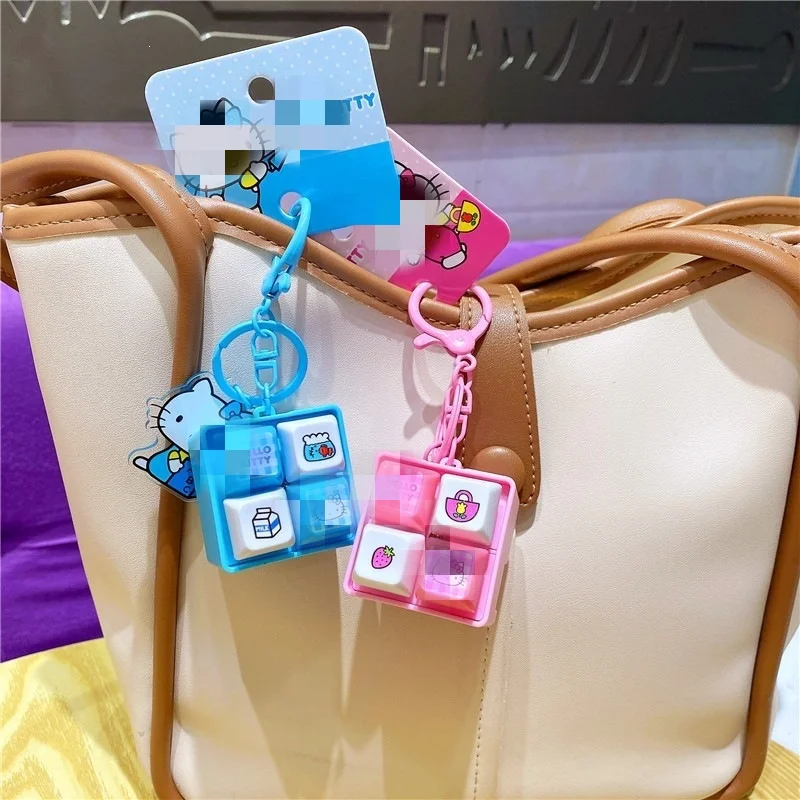 Millan 2026 New Cute Cartoon Plush Toy Healing Decompression Button Stress Relief Toy Keychain Pendant Stress Relief Artifact - Image 5