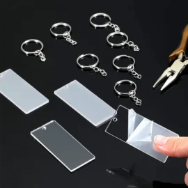 Custom Printing Key Chain Promotion Gifts Laser logo Epoxy logo Metal Custom Sublimation Blank Keychain-custom / Acrylic Keychain