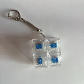 Millantech PC Material Keychain Square Color Keychain Mechanical Keyboard Shaft Tester Fingertip Decompression Keychain