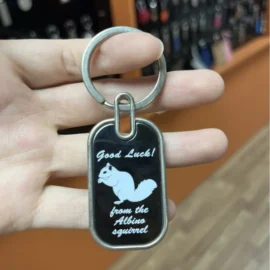 Advertising Promo Gift Metal Sublimation Alloy Key Chains Blank llaveros Personalizados Keyring Logo Custom Metal Keychain-custom / Laser Engraving