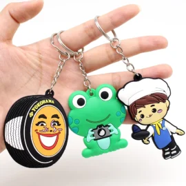High Quality No Minimum Personalized Custom Silicone Rubber Keyring Cartoon 3d Soft Pvc Keychain for Promotion-Customized Size / Custom Color