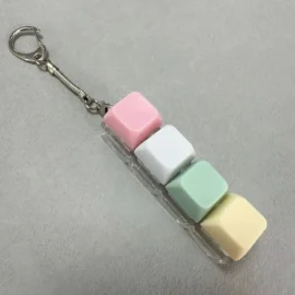 Millantech  Custom Design Light Keychain Cartoon Plastic UV Printing Mini Keyboard Stress Relief Fidget Toy-#19 / Lighting Up