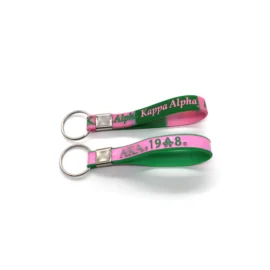 All Groups Greek Sorority Chapter Gifts Bracelet Wrist Keychain Greek Letters Silicone Bracelet Key Chain