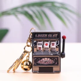 Customized New Design Fruit Machine Keychains Console Key Chain Keyring Accessories Small Mini Cute Cartoon Lottery Keychain-5cm*3.5CM / 20