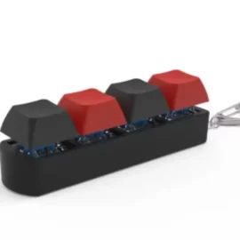 Millantech Custom Keyboard Keycap Keychain Stress Relief Lightweight Switch Decompress Tool Toys Keyboard Games Keychain-Standard / 6