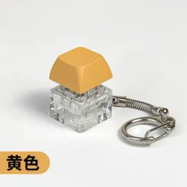 Limited Stock Promotional Activities Light Keyboard Keychain Wedding Favors Bridal Party Gifts Keyboard Caps Letter Keychain-4 / withlight