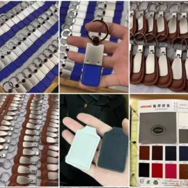 Custom Printing Key Chain Promotion Gifts Laser logo Epoxy logo Metal Custom Sublimation Blank Keychain-custom / Leather Keychain