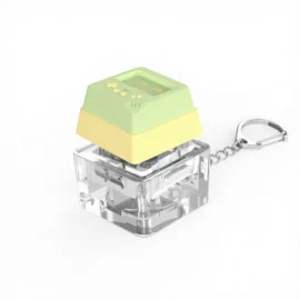 Millantech  Factory Sale Custom 3D Print Fidget Press Clickers Keyboard Keychain Stress Relief Toy-Standard / Yellow