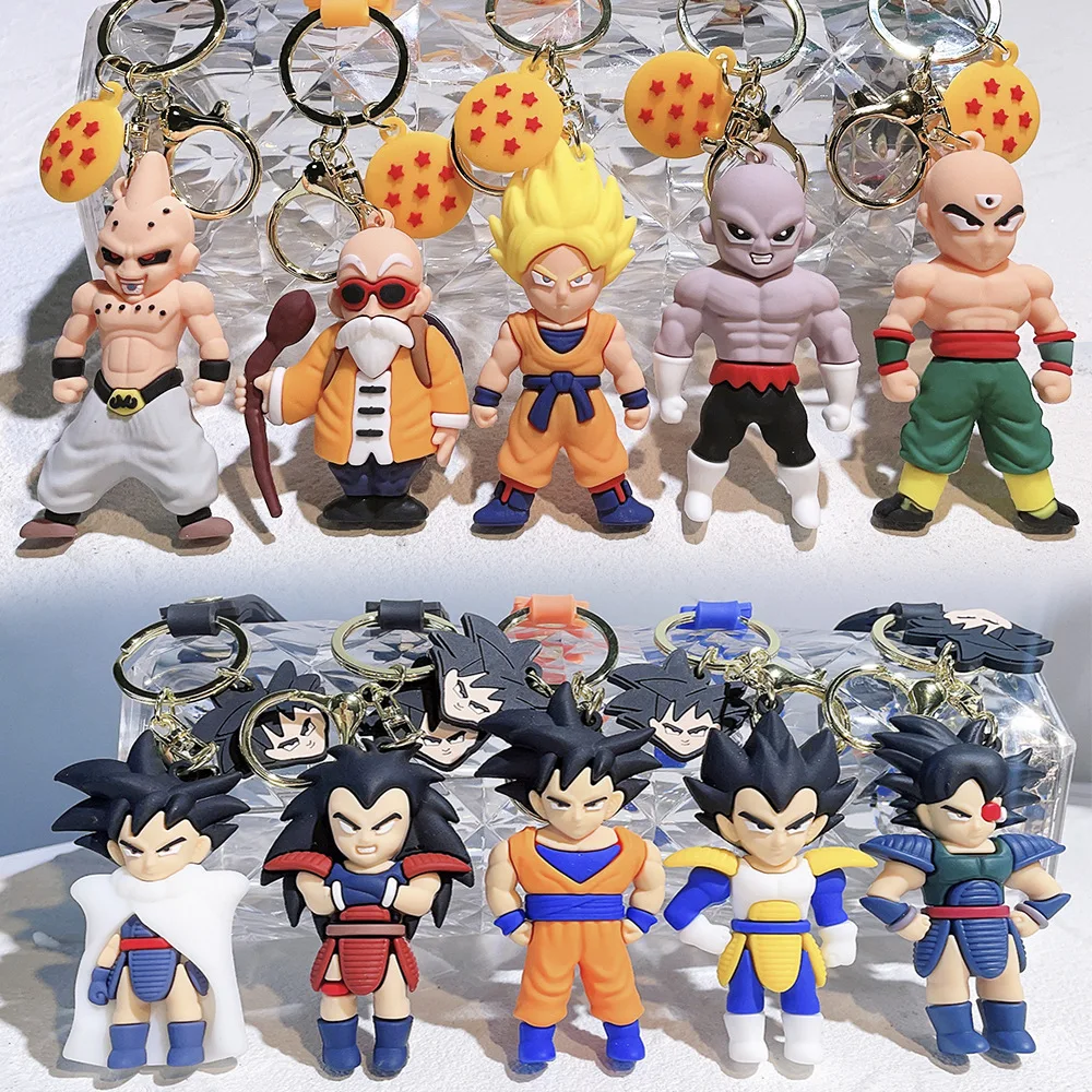 Factory Stock 3D Cartoon Anime Movies Characters Soft PVC Rubber Car Keychain Accessories Doll Bag Pendant Keyring - Image 4