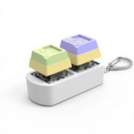 Millantech  Factory Sale Custom 3D Print Fidget Press Clickers Keyboard Keychain Stress Relief Toy-Standard / 3