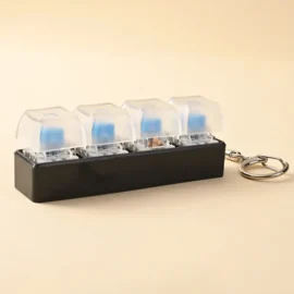 Millantech Custom Keyboard Keycap Keychain Stress Relief Lightweight Switch Decompress Tool Toys Keyboard Games Keychain-Standard / 4