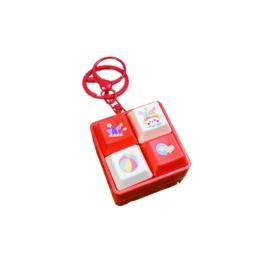Luminous Cartoon Dinosaur Keychain with Sound Button and Decompression Features