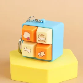 Custom Acrylic Keycaps Luminous Click Keychains Click Fidget Keychain Multiple Color Options Stim Toy Stress Relief Keyring