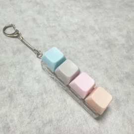 Millantech  Custom Design Light Keychain Cartoon Plastic UV Printing Mini Keyboard Stress Relief Fidget Toy-#23 / Lighting Up