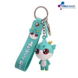 OEM Custom PVC Rubber 3D Keychain Factory Creative Cartoon Pendant for Brand Promotion